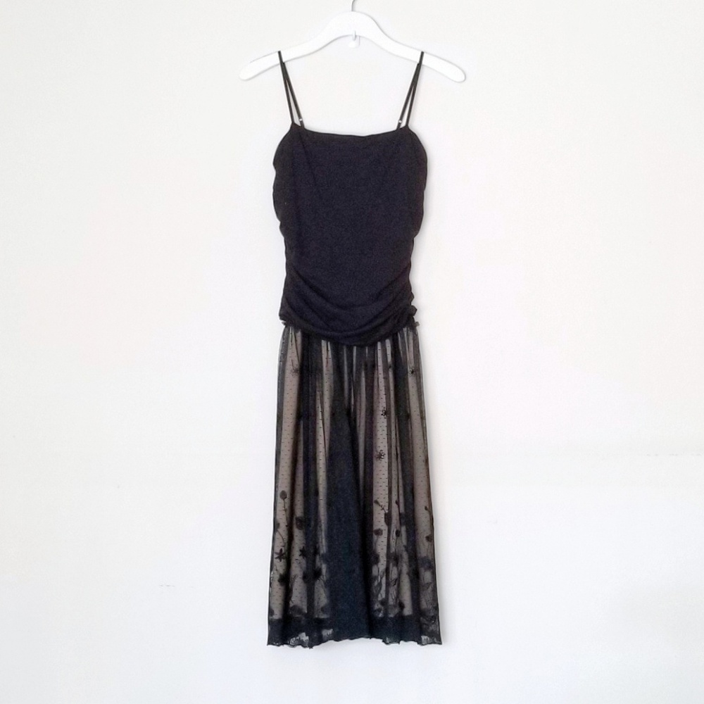 NWT Studio M Black Dress with Lace size XSP